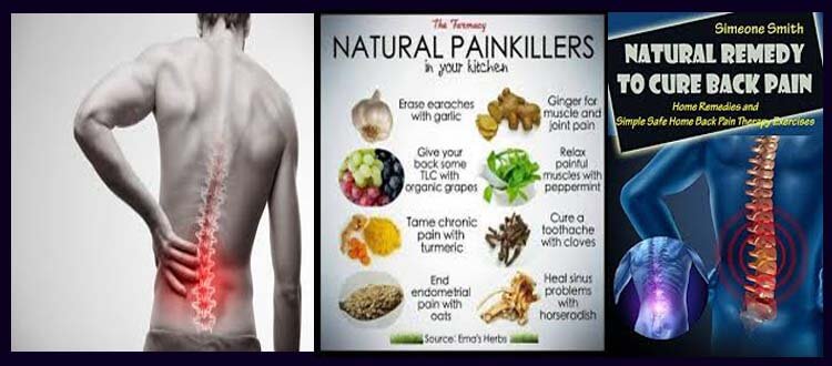 how to cure back pain naturally